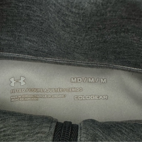 Under Armour Women’s Lightweight Gray‎ Fleece Lined 1/4 Zip Jacket Size Medium - Picture 3 of 9